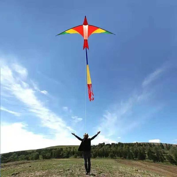 Accessoires de cerf-volant Livraison gratuite de 3 mètres Swiss Firebird Kite Outdoor Flying Toy Set Gandle Set Tai Town Sports Game Give Kite Giant Kite WX5.21