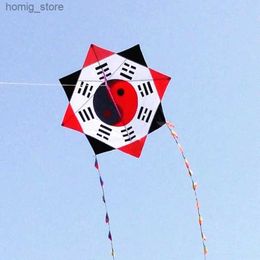 Accessoires de cerf-volant livraison gratuite potins Kite Flying Toys for Kids Ripstop Nylon Tissu Outdoor Traditional Kite String Adults Kite Reel Hot Sell Y240416