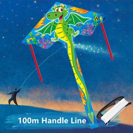 Vliegeraccessoires paarden vlieger vliegende kinderen vliegers Dragon Kite Factory voor kinderen reel weifang kite buggy outdoor fun kite parafoil 230324