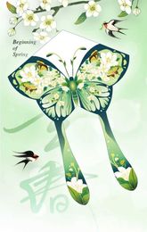 Accessoires de cerf-volant Jasmine Butterfly Kite Flying Pouetable Toys COMETAS CERF VOLANT VLIEGER WINDSURF LATIEC SHOWKITE WIND SOCK