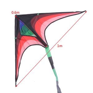 Kite Accessories Large Delta Kites Flying Toys For Children Handle Line Outdoor Sports Nylon Professional Wind 230426
