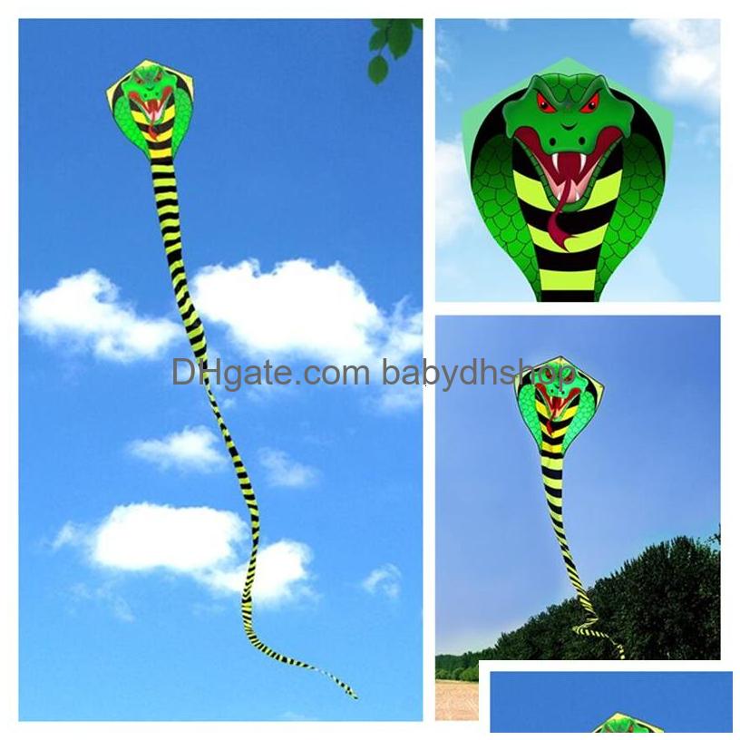 KITE ACCESSORS LARGE SNAKE FLY STRING LINE Nylon Beach Sport Children Weifang Factory 230706 Drop Leverans Toys Gifts Outdoor PL DHX5G