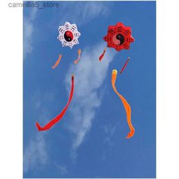 Kite Accessories Nouveau 2021 haute qualité traditionnel Gossip cerf-volant doux cerf-volant longue queue outil enfants cadeau jeu enfants jouet en plein air facile vol Sport Q231104