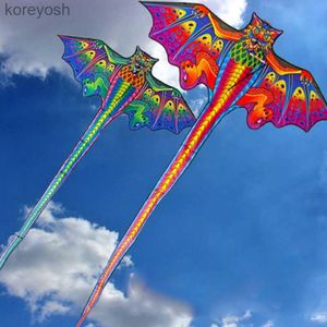 Cerf-volant accessoires nouveau dessin animé 3d dragon cerfs-volants pour enfants adultes en plein air amusant Sports KitesL231118