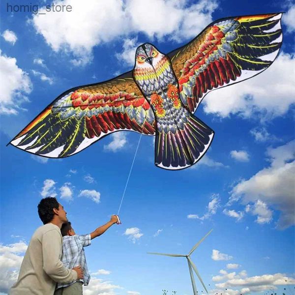 Accesorios de cometas Envío gratis New Eagle Kite Flying String Línea para niños Kite Factory Overoot Sports Juegos Juguetes para niños Kites Kites Kite Kite Y240416