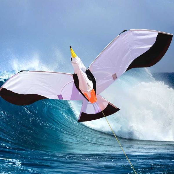 Cerf-volant accessoires nouveaux Sports de plein air amusants de haute qualité 3D ligne unique mouette cerfs-volants plage avec poignée et ficelle bon vol