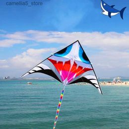 Kite Accessoires Gratis verzending haai vliegers vliegen voor volwassenen vliegers lijn delta vliegers fabriek windsurf vliegen speelgoed accessoires voor vissen Kite reel Q231104