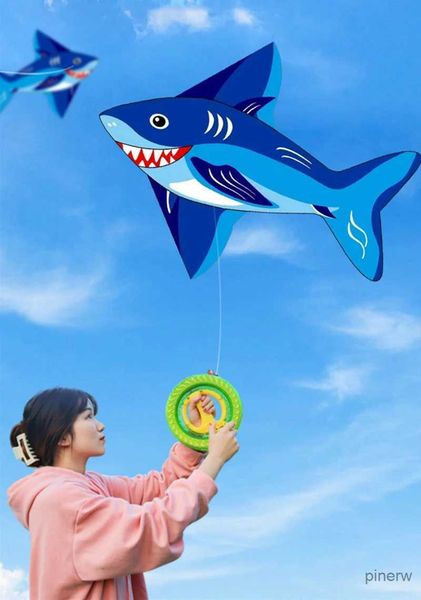 Accesorios para cometas Envío Gratis, cometas de tiburón, juguetes voladores para niños, cometas, línea de cuerda, fábrica de cometas weifang, mango de aire y viento, juegos al aire libre ripstop