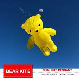 Grote outdoor vliegende speelgoed volwassen vlieger fabriek octopus Kids Space WalkL2311193.5m Beer Kite Kite opknoping cartoon kite