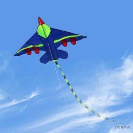 Vliegeraccessoires YongJian Hoge kwaliteit lange staart vliegtuigen vliegeren speelgoed nylon anti-val vechter vlieger met handvat lijn vliegervliegtuigen buiten
