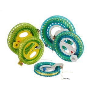 Kite Reel Blue Ball Hand Grip Roue 200m Ligne Flyer Poignée à poignée Corde Route extérieure pour volant muet 240407