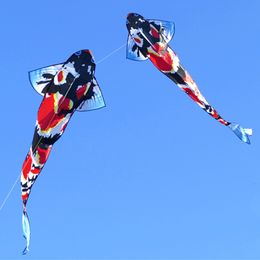 Vliegers vis vlieger vliegen voor kinderen vlieger strijklijn speelgoed voor kinderen nylon kite parachute weifang kite fabriek ikite 230213