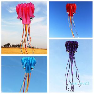 Cometas, cometas de pulpo, juguetes voladores para niños, cometas, cometa inflable, líneas de pesca recreativas, cometa de raya