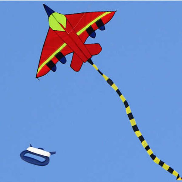 Cerfs-volants Sports de plein air amusants nouvel avion/avion cerf-volant/combattant avec poignée et ligne bon vol pour les enfants 0110
