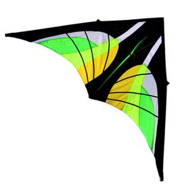 Aquiloni Divertimento all'aria aperta Sport Power Nylon Green Delta Kite con maniglia e linea Good Flying 0110