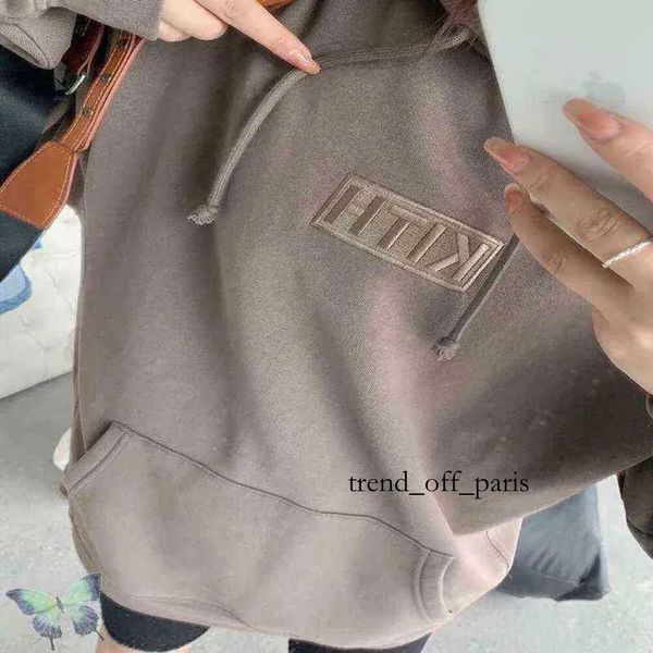 Kith 2023 Nouvelle broderie Kith Sweatshirts Sweatshirts Men Femmes Box Hooded Sweatshirt Inside Tag Favorite The New Listing Best 819 500