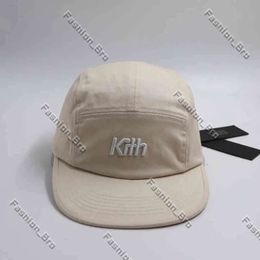 Kith 5 Paneel Camp Cap Verstelbare Baseball Cap Snapback Hip Hop Trucker Caps For Men Women Dad Hat Casual Sun Visor Outdoor 661
