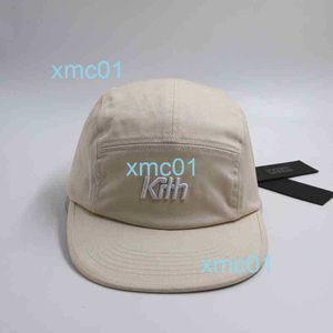 Kith 5 Panel Camp Cap Baseball Snapback Snapback Hip Hop Trucker Caps pour hommes Femmes papa chapeau décontracté Visor Sun Outdoor CF7Z