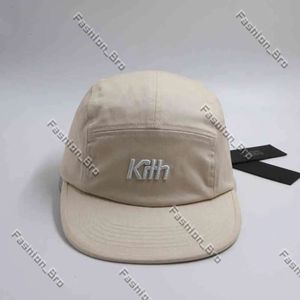 Kith 5 Paneel Camp Cap Verstelbare honkbal Cap Snapback Hip Hop Trucker Caps For Men Women Dad Hat Casual Sun Visor Outdoor 298