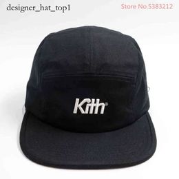 Kith 5 Panel Fashion Designer Camp Cap Cap ajusté Baseball Cap Snapback Hip Hop Trucker Caps pour hommes