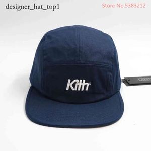 Kith 5 Paneel Fashion Designer Camp Cap Verstelbare honkbal Cap Snapback Hip Hop Trucker Caps For Men Kith Women Dad Hats Casual Sun Visor Outdoor Kith Hat 1138