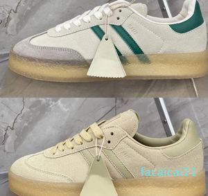 kith 8th Street Skates Casual Schoenen voor Heren van Ronnie Fieg Chalk Wit Groen Skateschoen Dames Sneaker