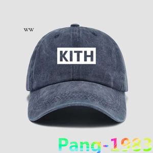 Kith Ball Caps Classic White Box Logo KITH Hat Baseball 2022 Hommes Femmes Haute Qualité Parasol Réglable Toile Sports Chapeaux 4407