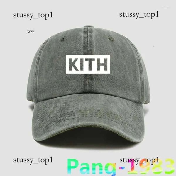 Kith Ball Caps Classic White Box Logo KITH Hat Baseball 2022 Hommes Femmes Haute Qualité Parasol Réglable Toile Sports Chapeaux 4333