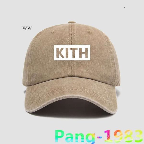 Kith Ball Caps Classic White Box Logo KITH Hat Baseball 2022 Hommes Femmes Haute Qualité Parasol Réglable Toile Sports Chapeaux 7904