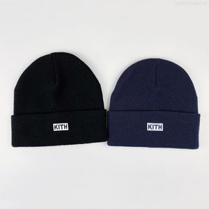 KITH Box Beanies Sombreros de invierno para Mujeres Hombres Otoño Docker Brimless Cap Ladies Accessories Skullcap Outdoor SkulliesC7YH {categoría}