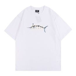 Kith Designer T-shirt Sweatshirt Kith Rap Hip Hop Ksubi Male chanteur Juice Wrld Tokyo Shibuya Retro Street Fashion Brand Kith Short à manches T-shirt de haute qualité 649
