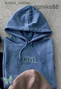 Kith Designer la plus haute qualité Box Suprem Sweats à capuche broderie Kith Box Sweat à capuche qualité à l'intérieur de l'étiquette Sweats à capuche pour hommes UXVH