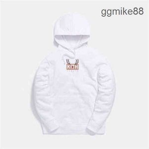 Kith Designer Treats Holiday Suprem Sudadera con capucha Sudaderas con capucha pesadas para hombres Mujer Mejor calidad Hojaldre Caja de impresión Kith Sudaderas Suéter Cuello redondo JY4O