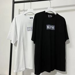 Kith fw oversize tees coton t-shirt à manches courtes t-shirt de qualité extérieur talle