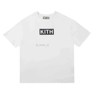 Kith Hoge kwaliteit Designer Mens T Shirt Street Trendy Gedrukte Kortjes Kith Shirt Kith Shirt Casual Loose Snel drogen T Shirt Luxury Brand Kith T -shirt 8235