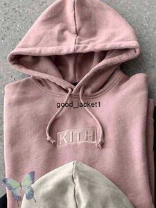 Kith Sweat à capuche pour hommes Designer Sweat à capuche de luxe Sweats à capuche pour hommes Sweatshirts Femmes Pull Coton Lettre À Manches Longues Mode Vêtements À Capuchon 1 0HZY