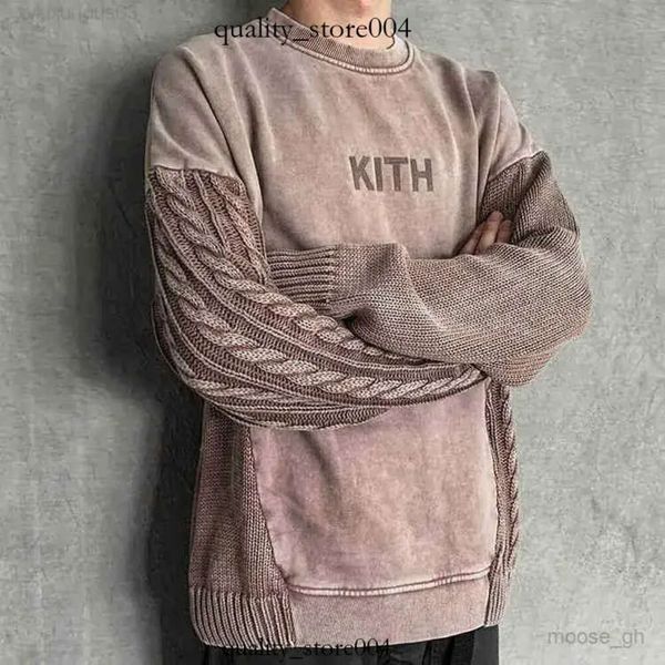 Kith Hoodie Mens Femme Pullaires pour hommes Hooded Kith S Design Snapbacks Veste épaisse S2FV 858