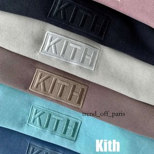 Kith hoodie sweatshirts herfst winter katoen kith capuchon sweaters losse geborduurde letters hoodies kith nagw 775 28