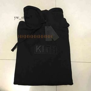 Kith Hoodies 24SS Vêtements de printemps en vrac Hoodies Broderie Kith Terry Hoody Mens Femme Top Quality Pullover Sweatshirts Original Tag Labelaqr Kith 6984