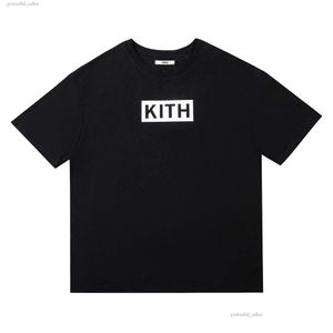 Kith Mens Design T-shirt printemps été 3color thes Vacation Sleeve Letters décontractés d'impression Tops Taille Gable S-XXL 888