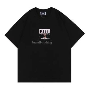 Kith Mens Design T-shirt printemps été 3color thes Vacation Sleeve Letters décontractés d'impression Tops Taille S-xxl