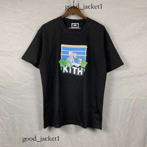 Kith Shirt Mens Designer T-shirts pour hommes T-shirts surdimensionnés 100% coton Essentialsclothing Crew Necl