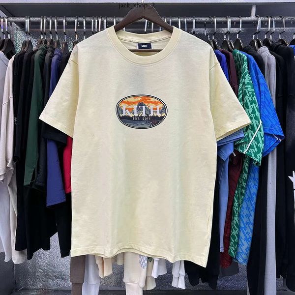 Kith Shirt Oversize 2024 Nouveau Tokyo Shibuya T-shirt Men Femmes Top Quality Street View Shirts TEE TOE TOE