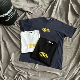 Kith T-shirt Designer Top Quality Luxury Fashion Loose et confort