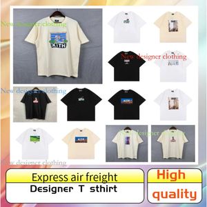 Kith T-shirt Mens Designer Shirt Tee Tee Weef pour hommes T-shirts surdimensionnés T-shirt 100% coton kith tshirts vintage à manches courtes