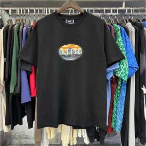 Kith T-shirt Mens Designer T-shirts Cloud Fun Forest Brand Kith Shirts Imprimez T-shirt 9924 Coton de haute qualité