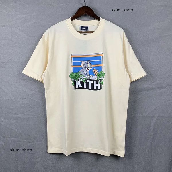 Kith T-shirt Hommes Designer T-shirts T-shirts d'entraînement pour hommes T-shirts surdimensionnés T-shirt 100% coton Kith T-shirts Vintage à manches courtes U 459