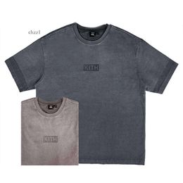 Kith T-shirt rap hip hop ksubi chanteur masculin Juice Wrld Tokyo Shibuya rétro de mode Retro Street Brand à manches courtes T-shirt 855