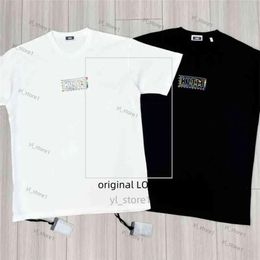 Kith t shirts cinq couleurs petit kith tee 2022SS hommes femmes colorant d'été t-shirt de haute qualité bac à manches courtes à manches courtes à manches courtes 100% coton