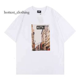 Kith Tokyo Shirths Box Box T Shirt Mujeres Mujeres de alta calidad Camisas de impresión Camiseta de gran tamaño Kith Athleisure 0868